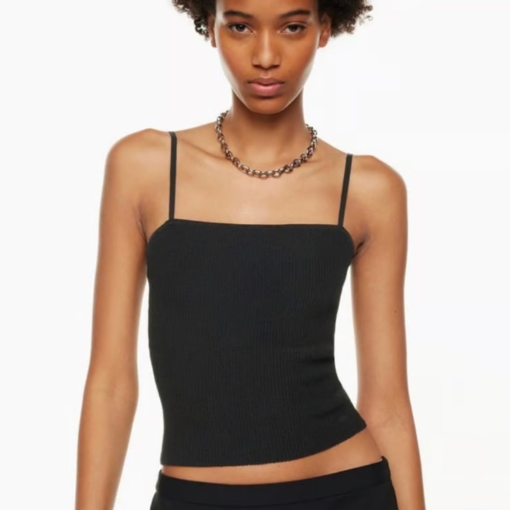 Sculpt Knit Cami Tank Ribbed